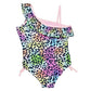 Limited Too Toddler Girls Ombre Cheetah UPF 50+ One-Piece Swimsuit