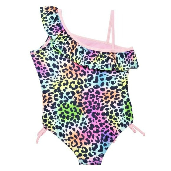 Limited Too Toddler Girls Ombre Cheetah UPF 50+ One-Piece Swimsuit