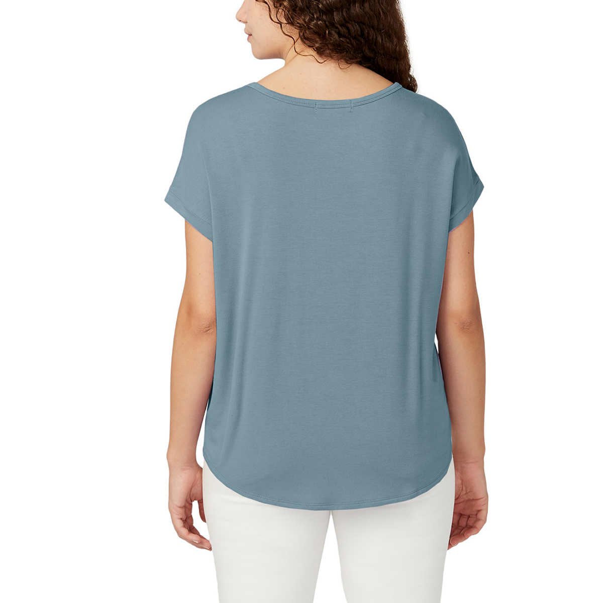 Buffalo David Bitton Women's Ultra Soft Relaxed Fit Printed Top T-Shirt