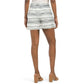 Workshop Striped Textured Cotton Blend Skort