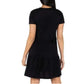 Nicole Miller Lightweight Soft Cotton Bland Tiered Relaxed Fit Mini Dress