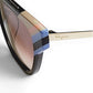 Salvatore Ferragamo Women's Stripe Square Sunglasses
