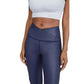 90 Degree By Reflex Women's Crossover Waistband Faux Leather Leggings Flared Leg Athletic Yoga Pants