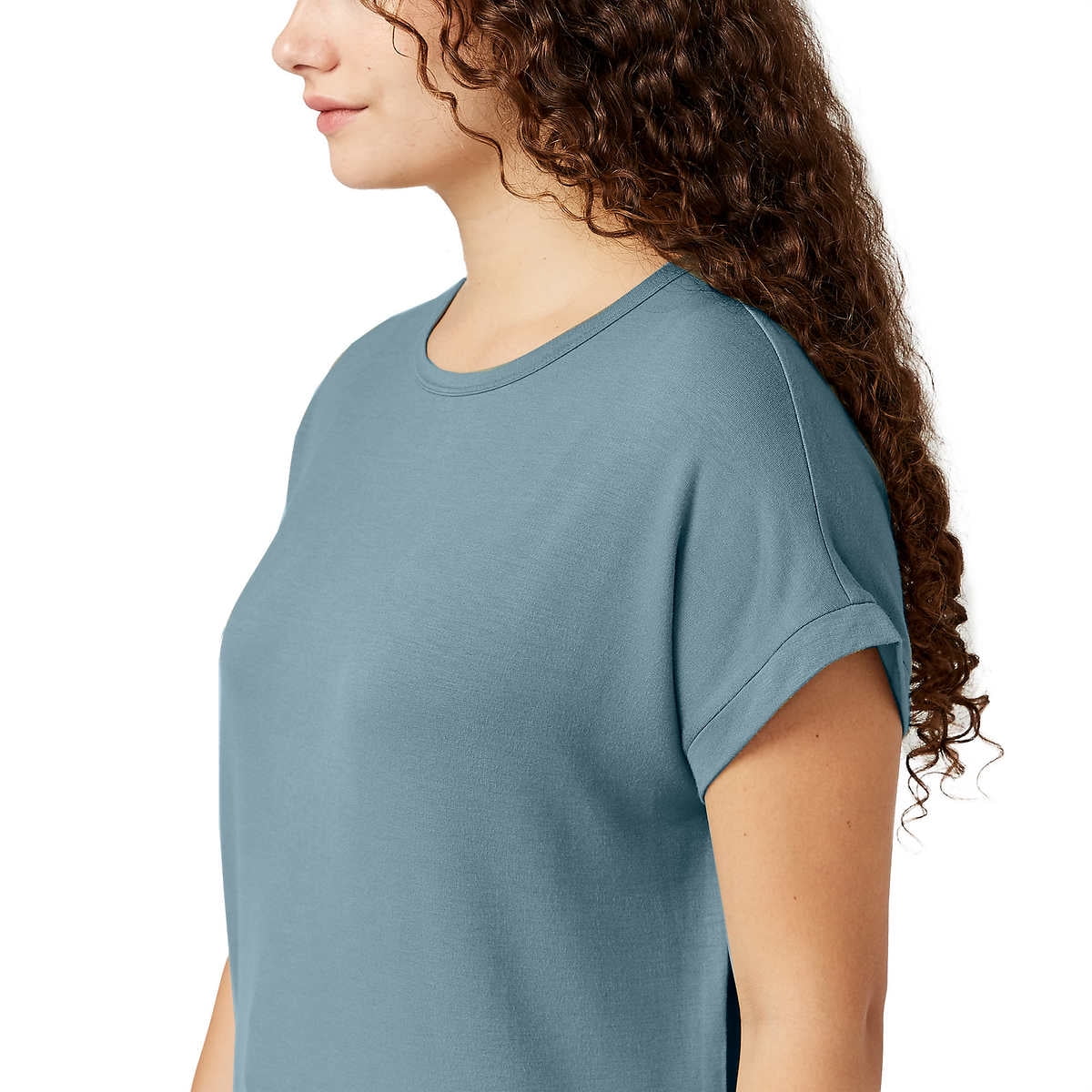 Buffalo David Bitton Women's Ultra Soft Relaxed Fit Printed Top T-Shirt