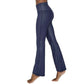 90 Degree By Reflex Women's High Rise Tummy Control Flared Leg Athletic Yoga Pants