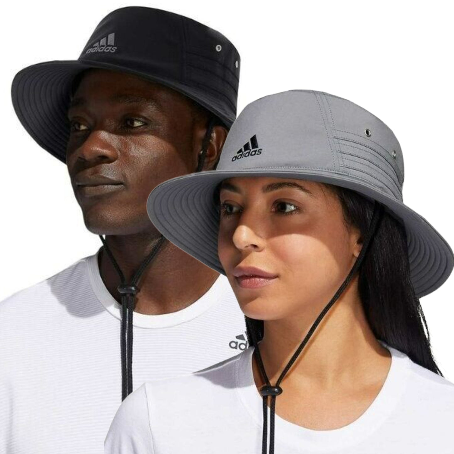 Adidas Aeroready Unisex Lightweight Moisture Wicking UPF 50 Bucket Sun Hat