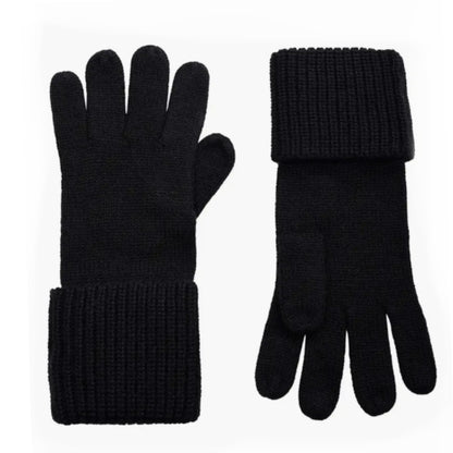 AllSaints Women's Cozy Wool Blend Knit Cuffed Gloves