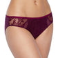 Ambrielle Women's Set of 2 Floral Lace Mesh Hipster Panties