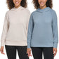 Andrew Marc Women's Relaxed Fit Lightweight Textured Hoodie
