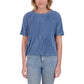 Andrew Marc Women's Short Sleeve Lightweight Plisse Top combines effortless style with comfort. This relaxed fit top features elegant pleating detail and a classic round neckline, perfect for warm weather layering or standalone wear. Crafted from soft polyester, the lightweight fabric keeps you cool and comfortable all day long. This top pairs easily with your favorite bottoms.