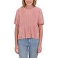 Andrew Marc Women's Short Sleeve Lightweight Plisse Top combines effortless style with comfort. This relaxed fit top features elegant pleating detail and a classic round neckline, perfect for warm weather layering or standalone wear. Crafted from soft polyester, the lightweight fabric keeps you cool and comfortable all day long. This top pairs easily with your favorite bottoms.