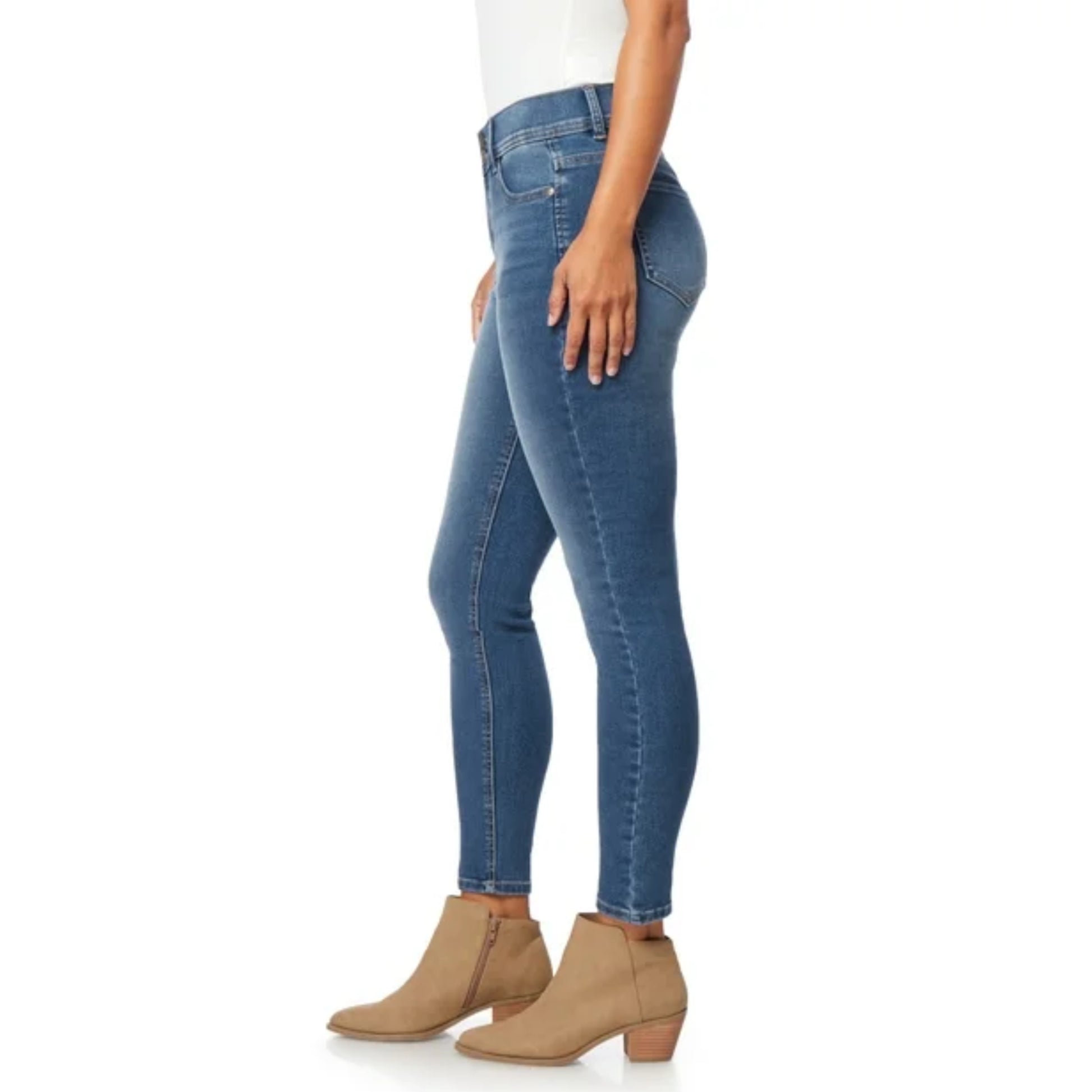 Angels Forever Young Women's High Rise Tummy Tech Curvy Skinny