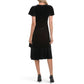 Anne Klein Women's Dahlia Flutter Sleeve Ruffle Skirt Wrap Style Velvet Midi Dress