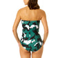 Anne Cole Women's Floral Twist Front Shirred One-piece Swimsuit