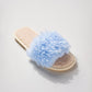Avenue Zoe Women's Slip-on Cozy Solid Fuzzy Slippers