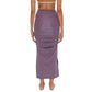 BECCA Women's Swimwear Color Code Tube Shirred Skirt Convertible Beach Cover Up Dress