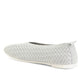 BERNIE MEV Women's Safira Peony Perforated Slip On Flats Casual Shoes