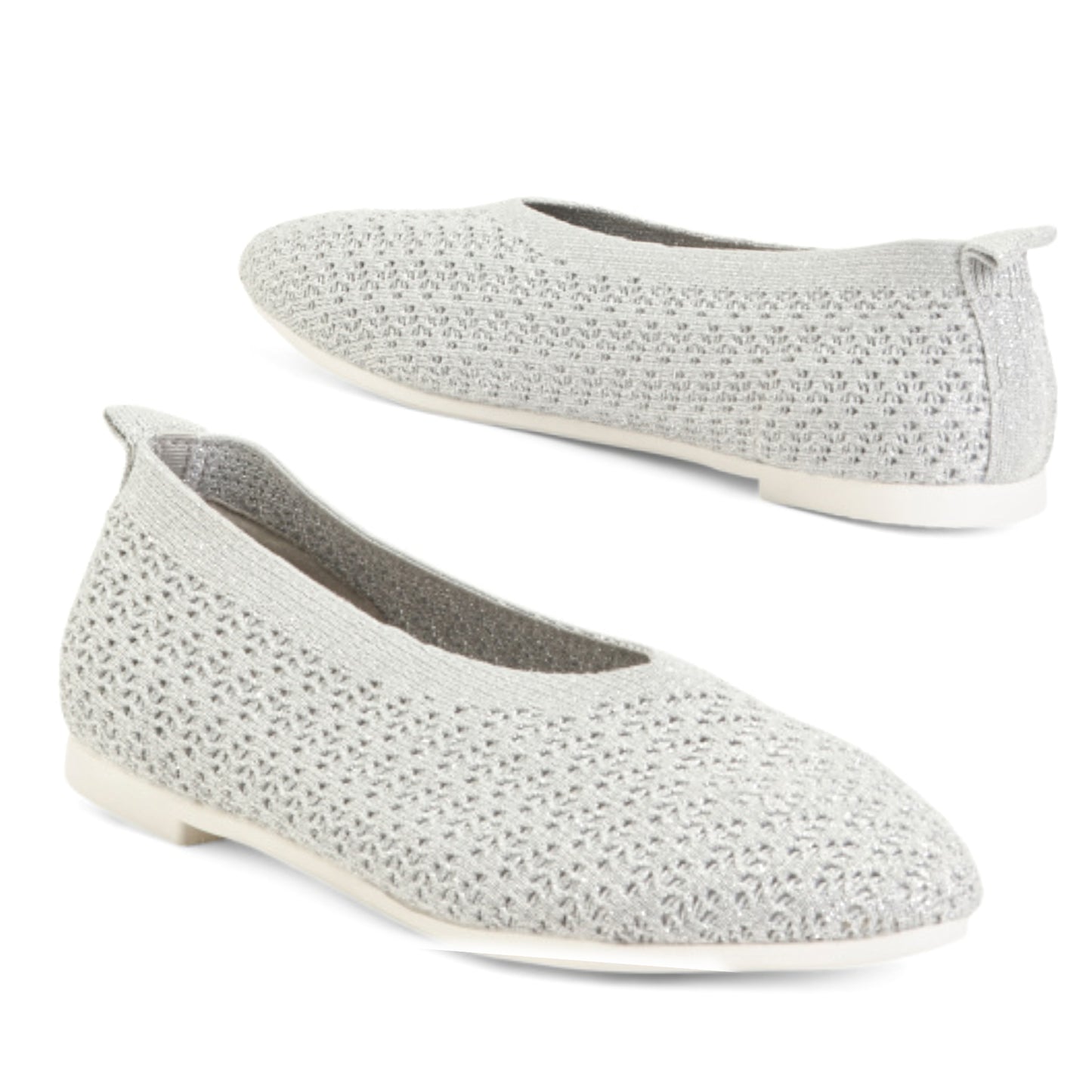 BERNIE MEV Women's Safira Peony Perforated Slip On Flats Casual Shoes