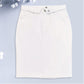 BLUE REVIVAL Women's Mackenzie Foldover Pencil Denim Mini Skirt