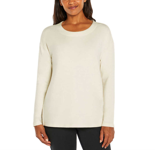 Banana Republic Women's Soft French Terry Relaxed Fit Crewneck Top