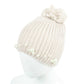 Betsey Johnson Women's Faux Pearl Embellished Beanie Knit Winter Hat