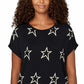 Buffalo David Bitton Women's Ultra Soft Relaxed Fit Printed Top T-Shirt