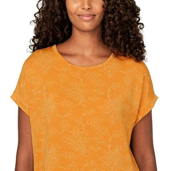 Buffalo David Bitton Women's Ultra Soft Relaxed Fit Printed Top T-Shirt