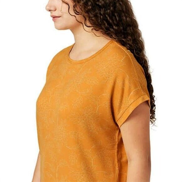 Buffalo David Bitton Women's Ultra Soft Relaxed Fit Printed Top T-Shirt