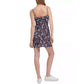 Calvin Klein Jeans Women's Floral Print Adjustable Strap Skater Mini Dress