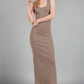 Women's Sleeveless Cotton Blend Rib Jersey Maxi Dress
