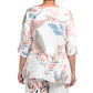 Cynthia Rowley Plus Linen Tropical Floral Print Button Front Tunic Top and Pants Collection