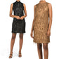 Carla Conti Women's Made in Italy Sequin Fringe Cocktail Mini Dress