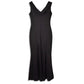 Carla Conti Women's Made In Italy V-Neck  Mermaid Hem Gown Maxi Dress