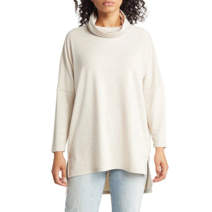 Caslon Women's Cowl Neck Long Sleeve Knit Top Sweater