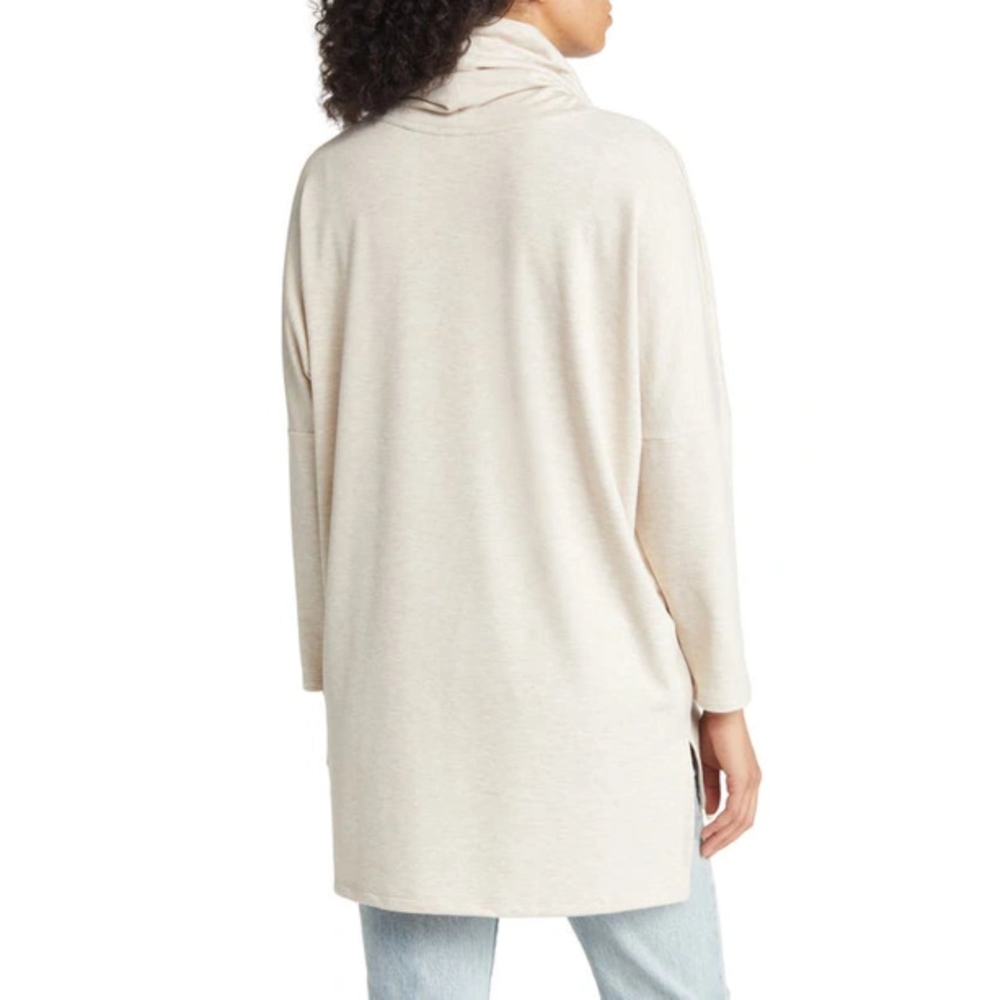 Caslon Women's Cowl Neck Long Sleeve Knit Top Sweater