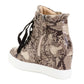 Catherine Malandrino Women's Snakeskin Embossed Ankle Booties Wedge Fashion Sneakers