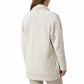 Chaps Women's Cotton Blend Cable Knit Shawl Collar Open Front Cardigan