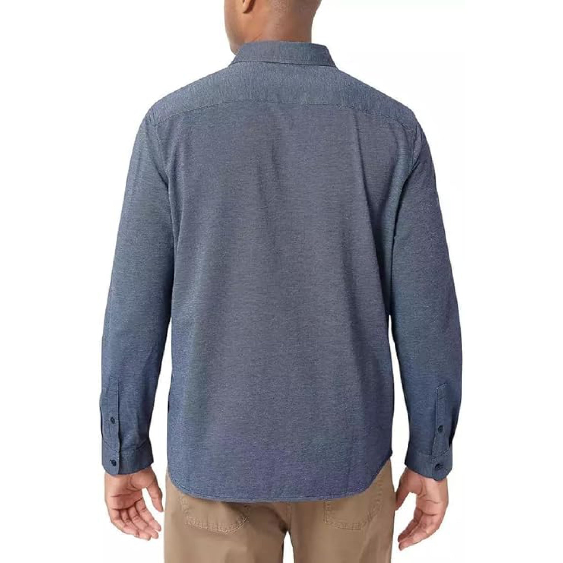 dkny mens dress shirts DKNY Men's Chancey Stretch Cotton Poplin Shirt