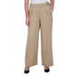 DKNY Lightweight Straight Leg Pants offer timeless style with modern comfort. Crafted from a rayon-nylon blend, these pants feature a lightweight textured fabrication perfect for any season. The classic straight leg silhouette is enhanced with front pleats, functional front pockets, and decorative back welt pockets for a polished look. These full-length pants transition seamlessly from office to weekend. The belted design adds definition at the waist, while the relaxed fit ensures all-day comfort.