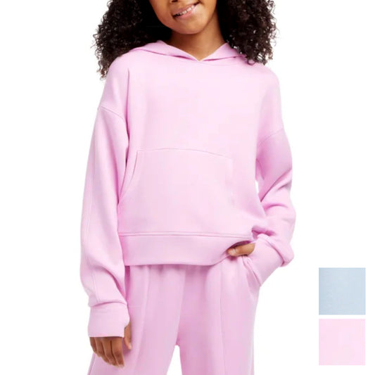 Danskin Girls Youth Kangaroo Pocket Relax Fit Active Hoodie