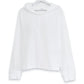 DANSKIN Women's Textural Ribbed Cotton Sweatshirt Active Top Hoodie
