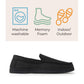 Dearfoams Men's Jason Perforated Microsuede Memory Foam Indoor Outdoor Moccasin Slippers