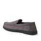 Dearfoams Men's Jason Perforated Microsuede Memory Foam Indoor Outdoor Moccasin Slippers