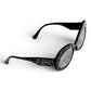 Dolce & Gabbana Oval Cat Eye Leopard Glitter Sunglasses