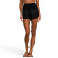 ELAN Women's Semi Sheer Lace Panels Cover-Up Shorts