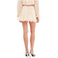 ENDLESS ROSE Women's High Waist Dot Pleated Mini Skirt