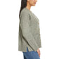 Ella Moss Women's V-Neck Button Front Soft Knit Cardigan