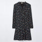 FATFACE Women's Nieve Nordic Floral Print Long Sleeve Tired Mini Dress