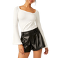 Free People Women's On A Cloud Stretch Cotton Long Bell Sleeves Bodysuit