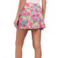 Gottex Golf Women's UPF 50 Golf Nikki Floral Print Ruffle Trim Skort